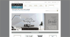 Desktop Screenshot of myvinyldesigner.com